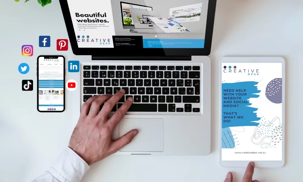 website and social media